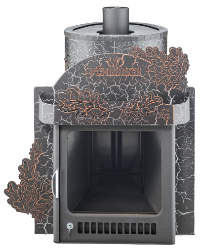 Печь для бани Ферингер Малютка ПФ в кожухе Дуб - 1min