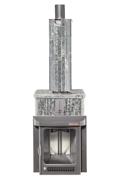 Печь для бани Ферингер Квадра ПФ «Пироксенит» наборный - 4min