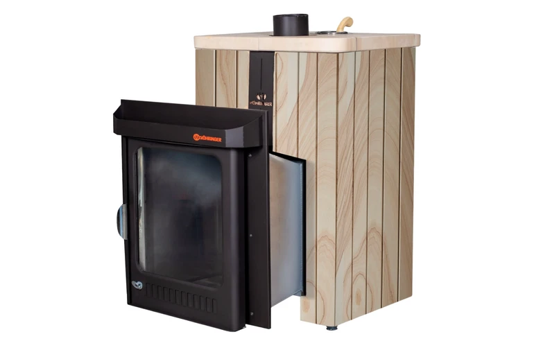 Печь для бани Ферингер Квадра ПФ &laquo;Окаменевшее дерево&raquo; перенесенный рисунок