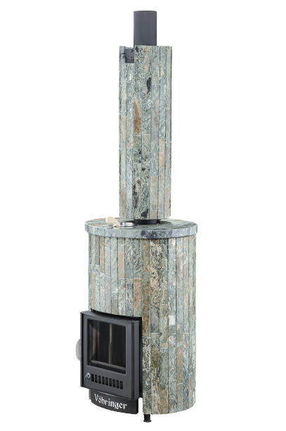 Печь для бани Ферингер УЮТ-25 ПФ «Жадеит» наборный - 5min