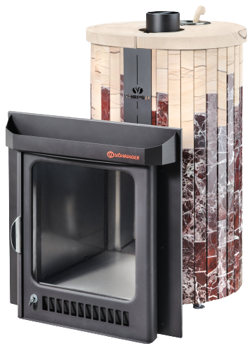 Печь для бани Ферингер Макси ПФ «Россо Леванте + Окаменевшее дерево» - 0min