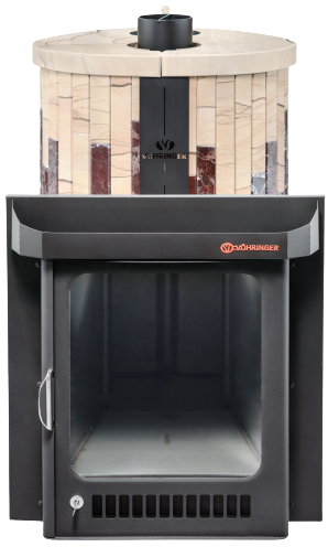 Печь для бани Ферингер Макси ПФ «Россо Леванте + Окаменевшее дерево» - 1min