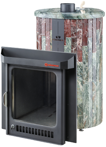 Печь для бани Ферингер Макси ПФ «Жадеит + Россо Леванте» - 0min