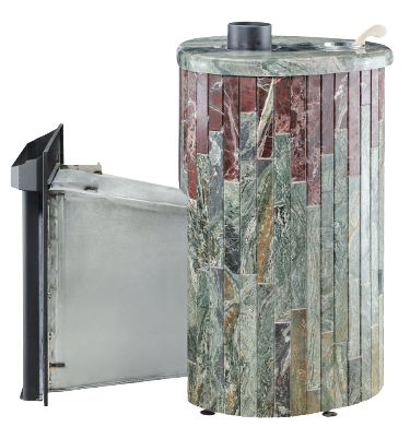 Печь для бани Ферингер Макси ПФ «Жадеит + Россо Леванте» - 2min