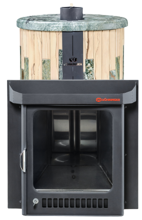 Печь для бани Ферингер Макси ПФ «Жадеит + Окаменевшее дерево» - 1min