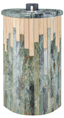 Печь для бани Ферингер Макси ПФ «Жадеит + Окаменевшее дерево» - 3min