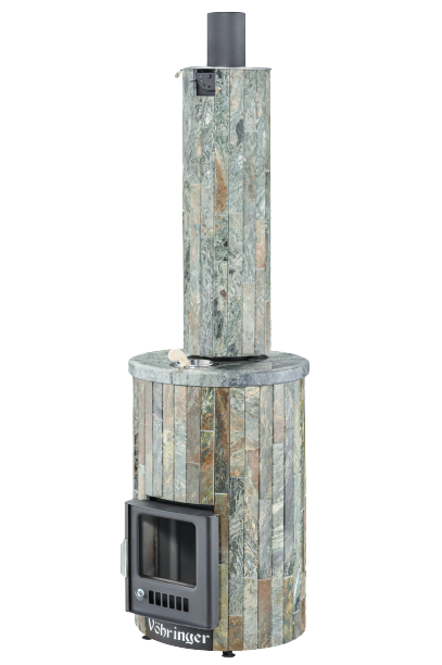 Печь для бани Ферингер Уют-18 ПФ «Жадеит» наборный - 5min