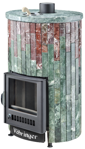 Печь для бани Ферингер Уют-18 ПФ «Змеевик + Россо Леванте» - 0min