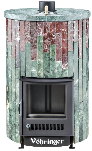 Печь для бани Ферингер Уют-18 ПФ «Змеевик + Россо Леванте» - 1min