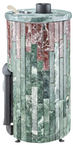 Печь для бани Ферингер Уют-18 ПФ «Змеевик + Россо Леванте» - 2min