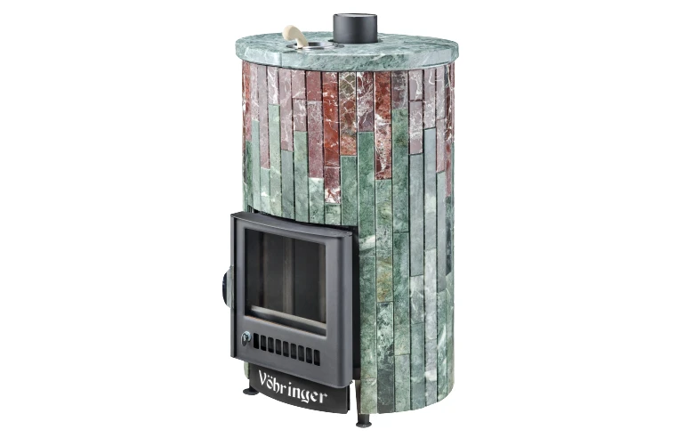 Печь для бани Ферингер Уют-18 ПФ &laquo;Змеевик + Россо Леванте&raquo;