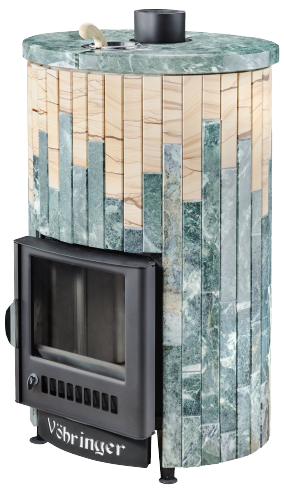 Печь для бани Ферингер Уют-18 ПФ «Змеевик + Окаменевшее дерево» - 0min