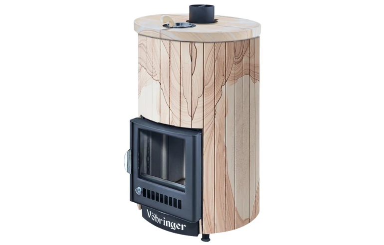 Печь для бани Ферингер Уют-18 ПФ &laquo;Окаменевшее дерево&raquo; перенесенный рисунок