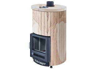 Печь для бани Ферингер Уют-18 ПФ «Окаменевшее дерево» перенесенный рисунок