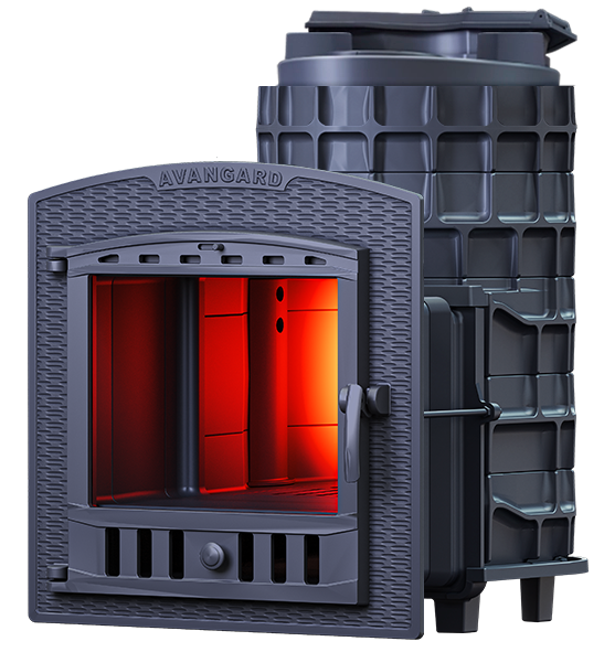 Чугунная печь для бани AVANGARD ЗК 25 (П2) - 0min