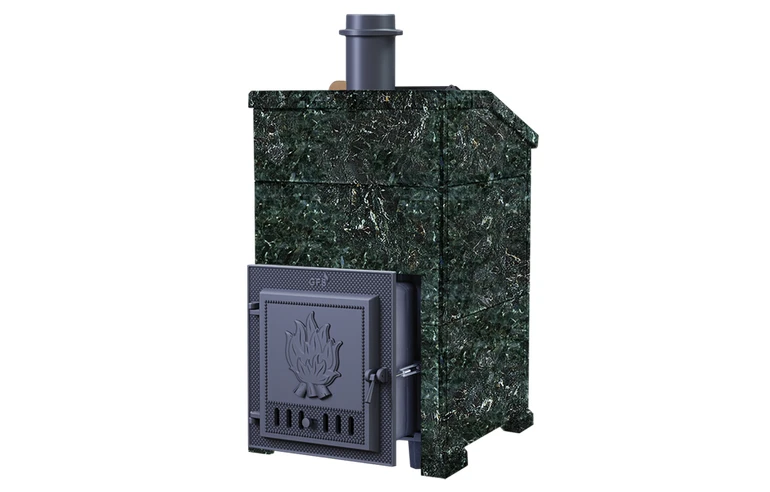 Печь для бани комплект GFS ЗК 40 Президент 1140/40 Серпентинит