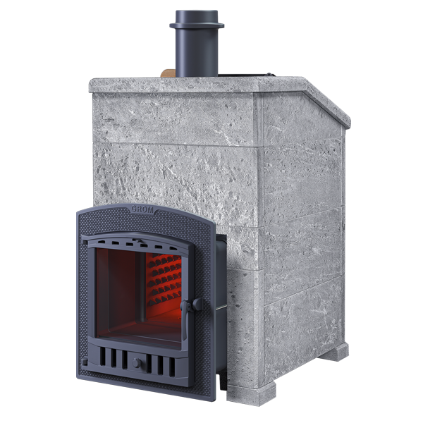 Печь для бани комплект Grom 30(П2)Президент 1020/60 Талькомагнезит - 0min