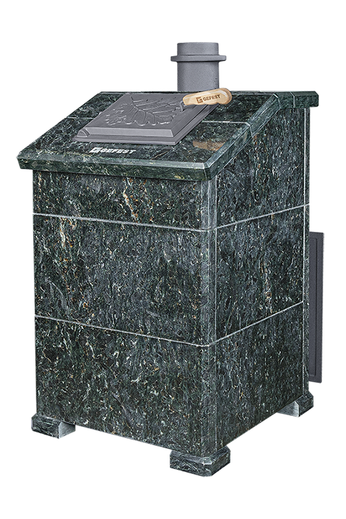 Печь для бани комплект Grom 50(П2) Президент 1150/40 Серпентинит - 3min