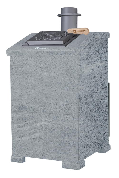 Печь для бани комплект Grom 50(П2) Президент 1200/60 Талькомагнезит - 3min