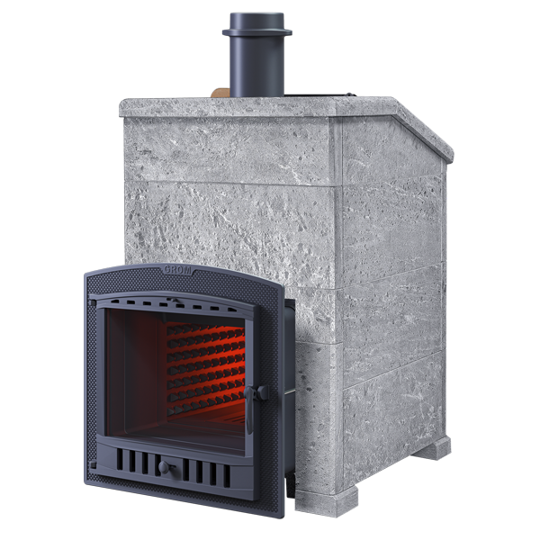 Печь для бани комплект Grom 50(П2) Президент 1200/60 Талькомагнезит - 0min