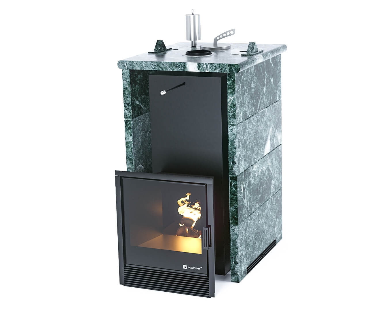Печь для бани Сочи в трехстороннем кожухе EASYSTEAM - 3min