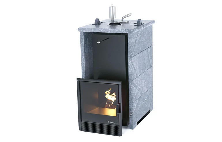 Печь для бани Сочи в трехстороннем кожухе EASYSTEAM