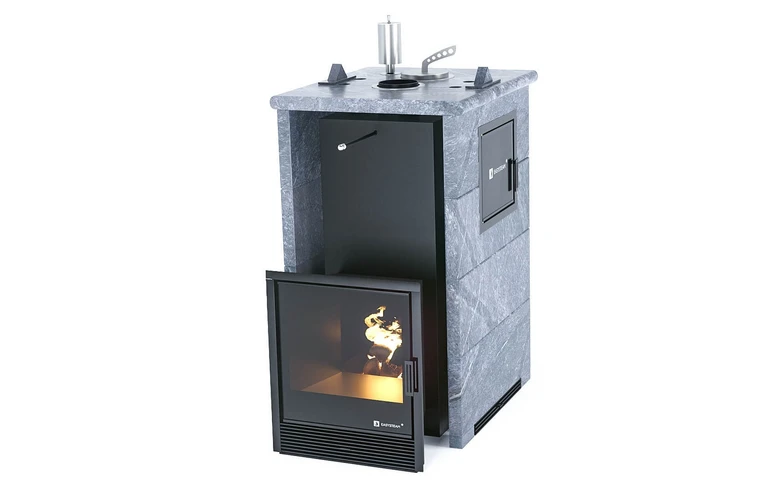 Печь для бани Сочи М2 в трехстороннем кожухе EASYSTEAM