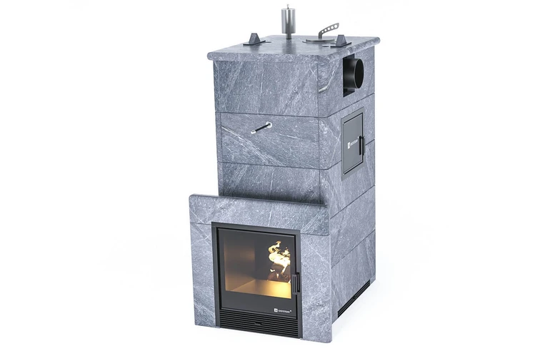 Печь для бани Геленджик М2 в кожухе с боковым подключением EASYSTEAM