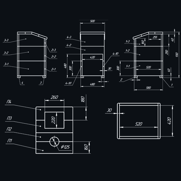 Чугунная печь для бани Комплект Гроза 24 (М) Президент 930/40 Змеевик - 5min