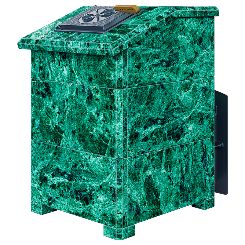 Чугунная печь для бани Комплект Гроза 24 (М) Президент 930/40 Змеевик - 1min