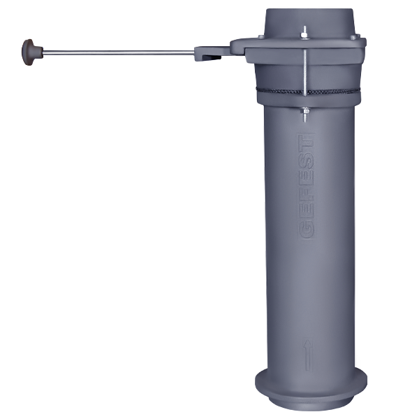 Чугунный шиберный модуль 150/650 - 0min