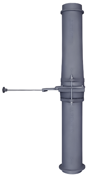 Чугунный шиберный модуль 115/1000 - 0min