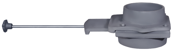 Чугунный шиберный блок ф115 - 1min