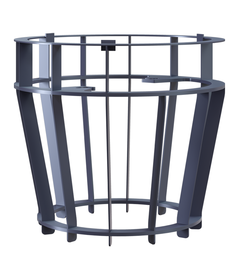 Сетка на трубу под шибер 130 (320*280) AVANGARD 30 Тюльпан - 0min