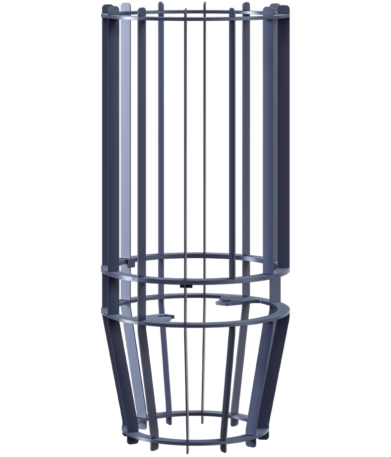 Сетка на трубу под шибер 115 (300*770) AVANGARD 24 Тюльпан - 0min