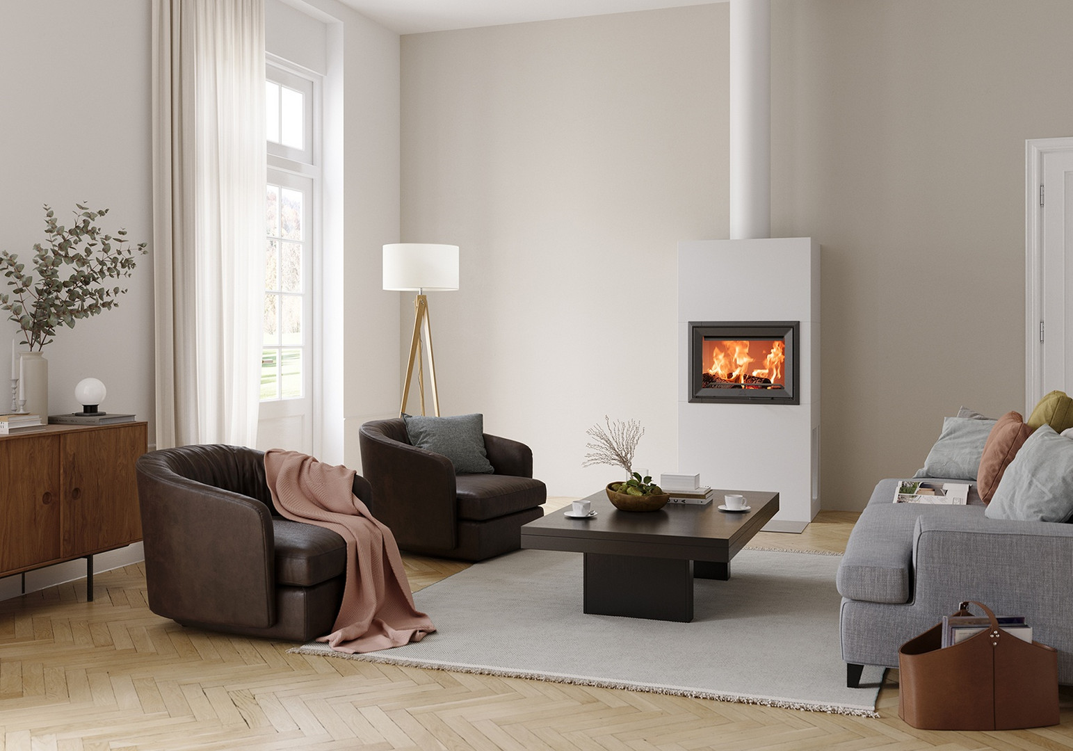 Печь - камин JOTUL FS 520 F - 1