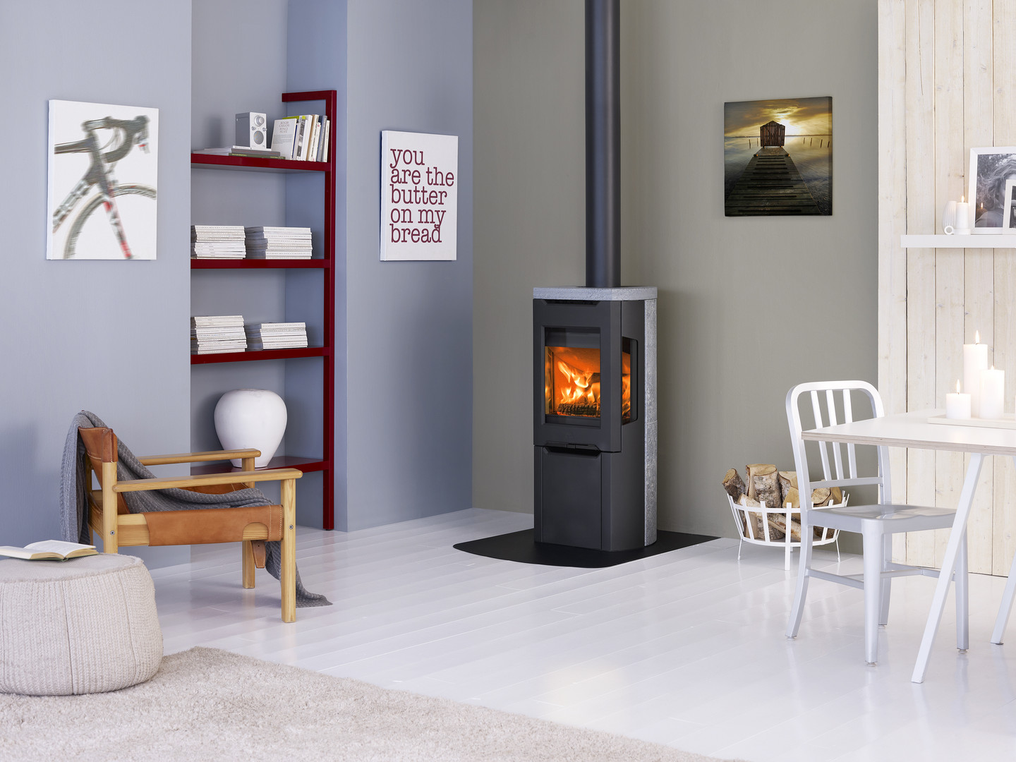 Печь - камин JOTUL F 263 S - 2min
