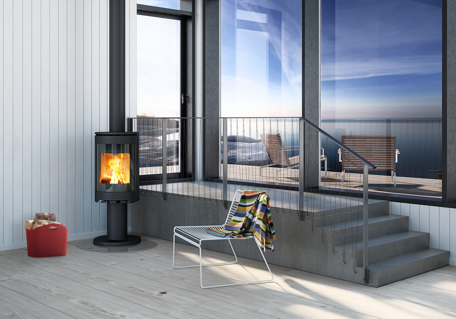 Печь - камин JOTUL F 483 - 1min