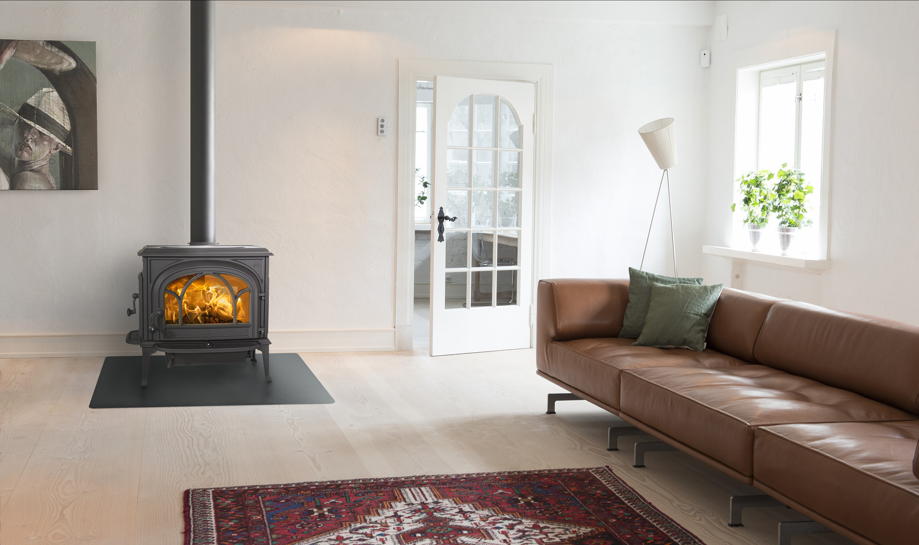 Печь - камин JOTUL F 500 ECO - 1min