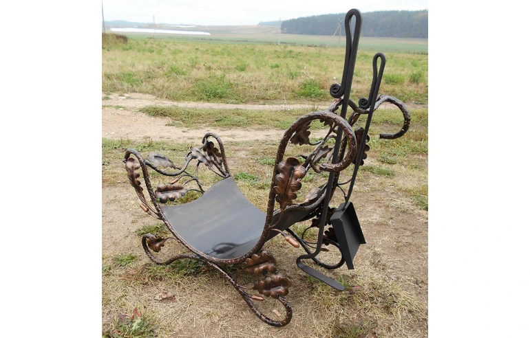 Кованная дровница ДК-2