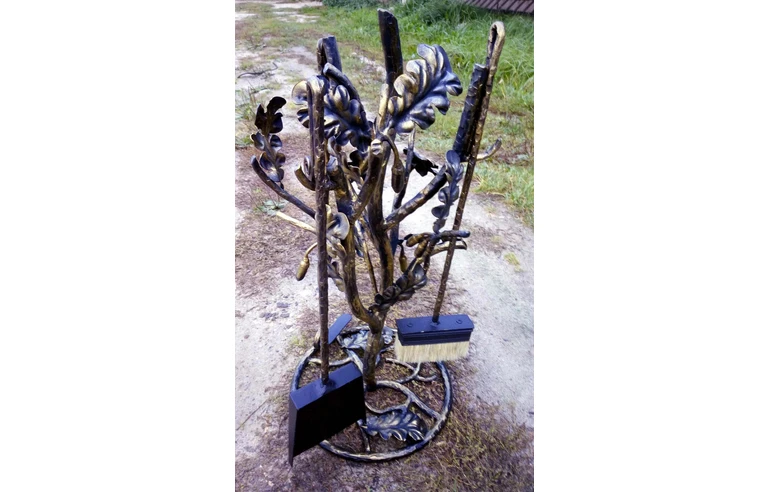 Каминный набор кованный Желуди