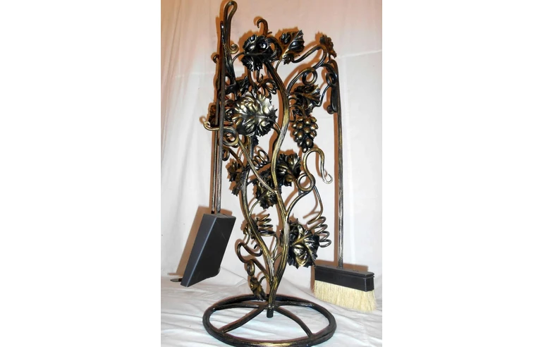 Каминный набор кованный Лоза