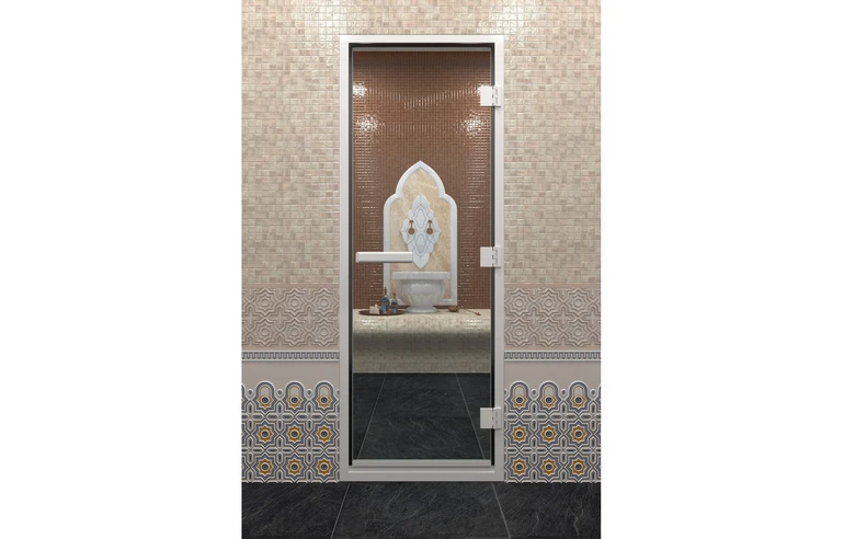 ДВЕРЬ Хамам Прозрачное