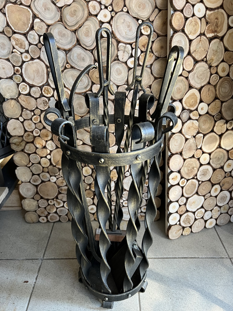 Каминный набор Корзинка с железными ручки - 0min