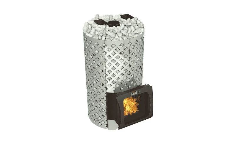 Печь для бани Grill'D Violet World Steel Romb Short Window Max