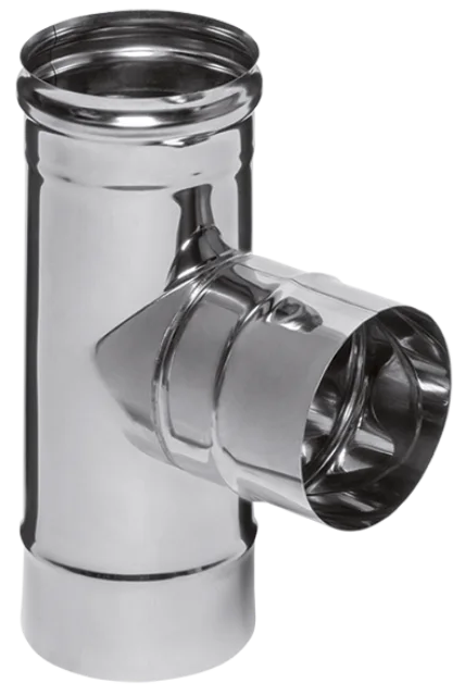 Ferrum HF тройник-К 90° (430/0,8мм) Ф120 - 0min