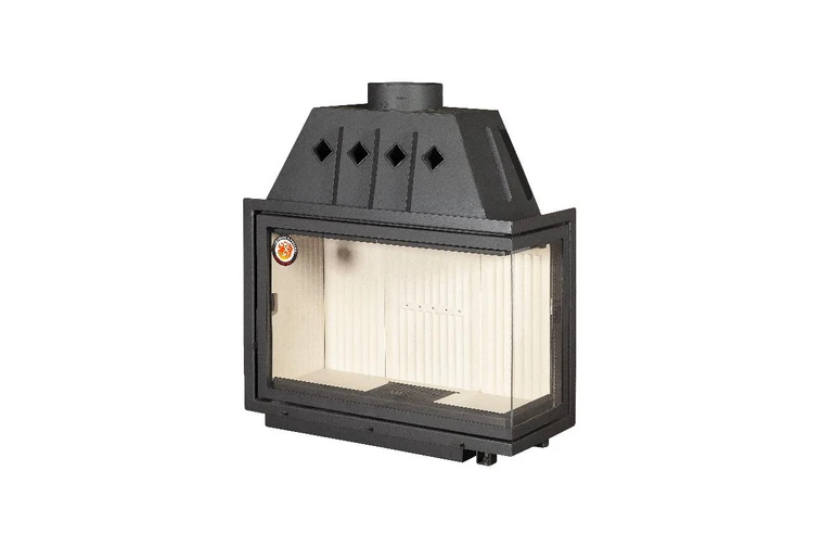 Каминная топка Экокамин Альфа 1000 R два стекла правая