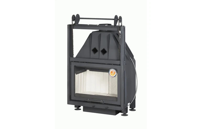 Каминная топка Экокамин Альфа 800 K с контргрузом