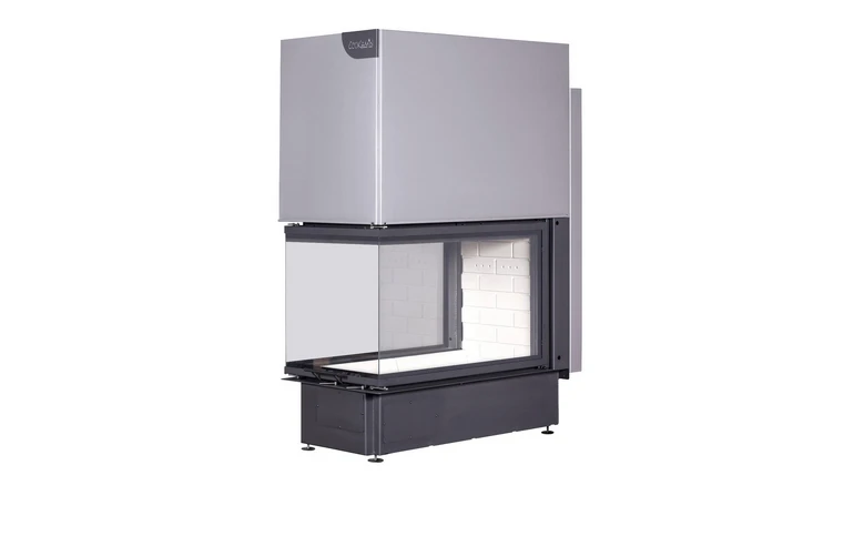 Каминная топка Экокамин ДЕЛЬТА 900 три стекла принтинг