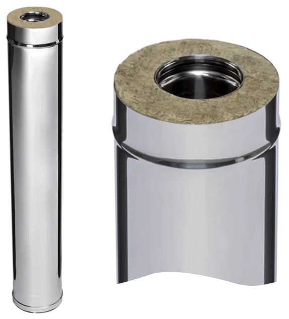 Ferrum HF сэндвич 1,0 м (430/0,8мм + нерж.) Ф150х250 - 0min